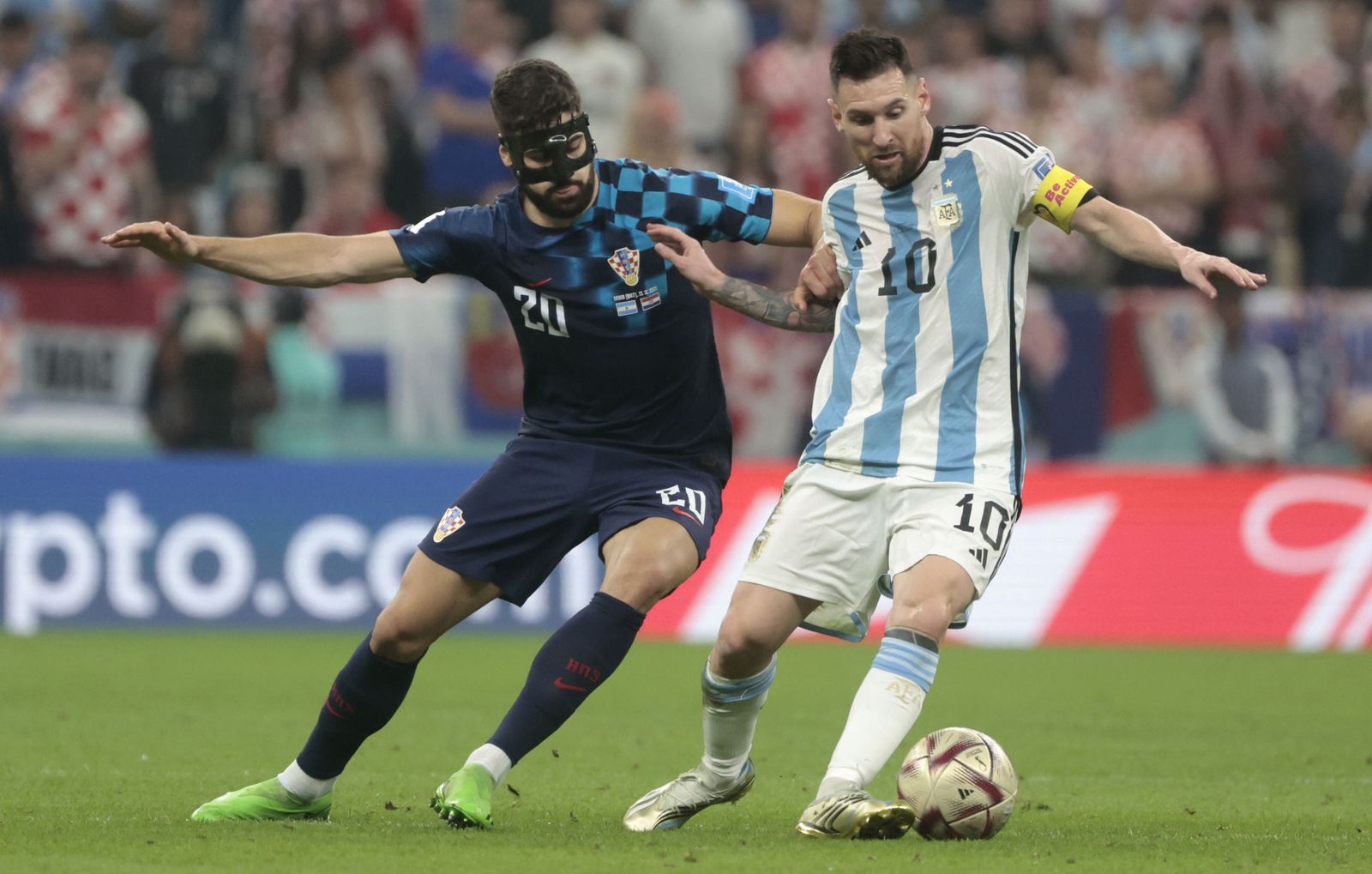 Las fotos de Messi contra Croacia