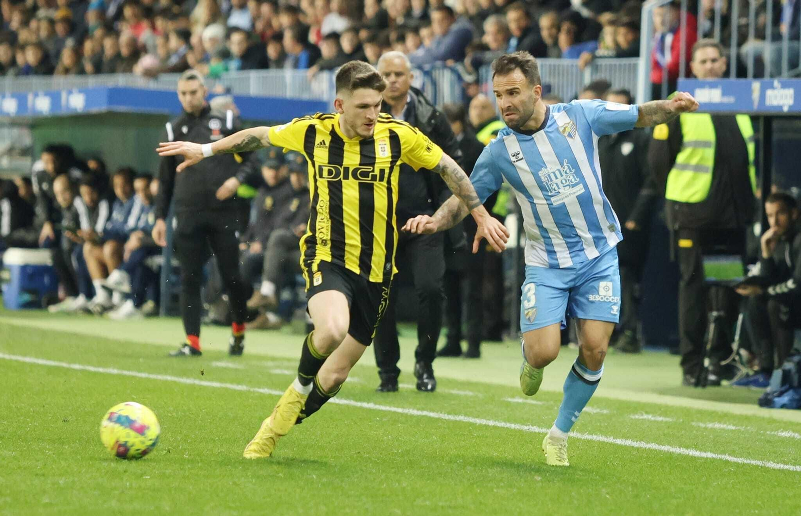El Málaga CF - Real Oviedo, en fotos