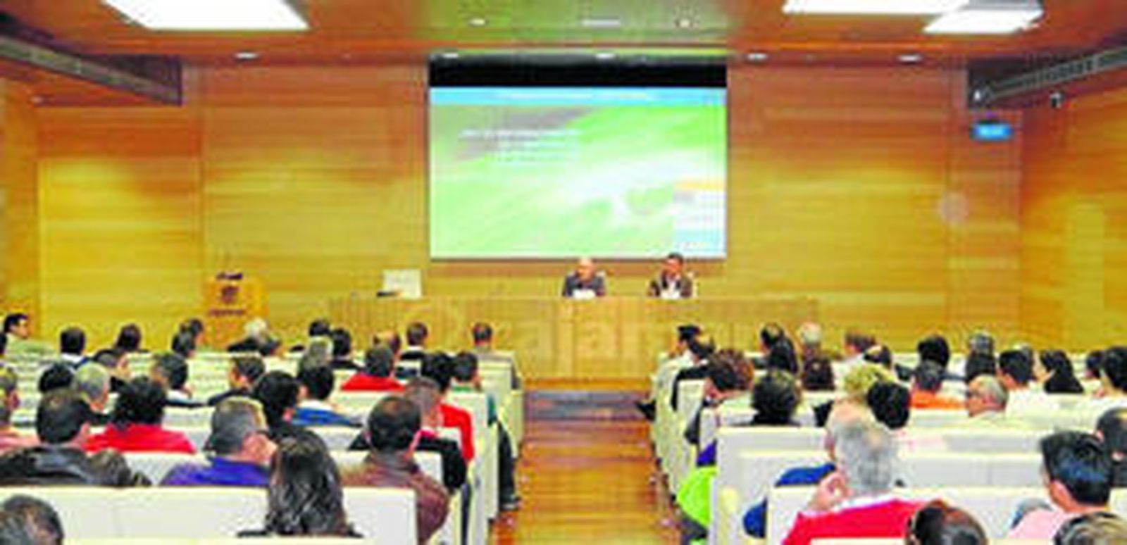 Presentación de los resultados del proyecto, en el salón de la Plaza de Barcelona de Cajamar.