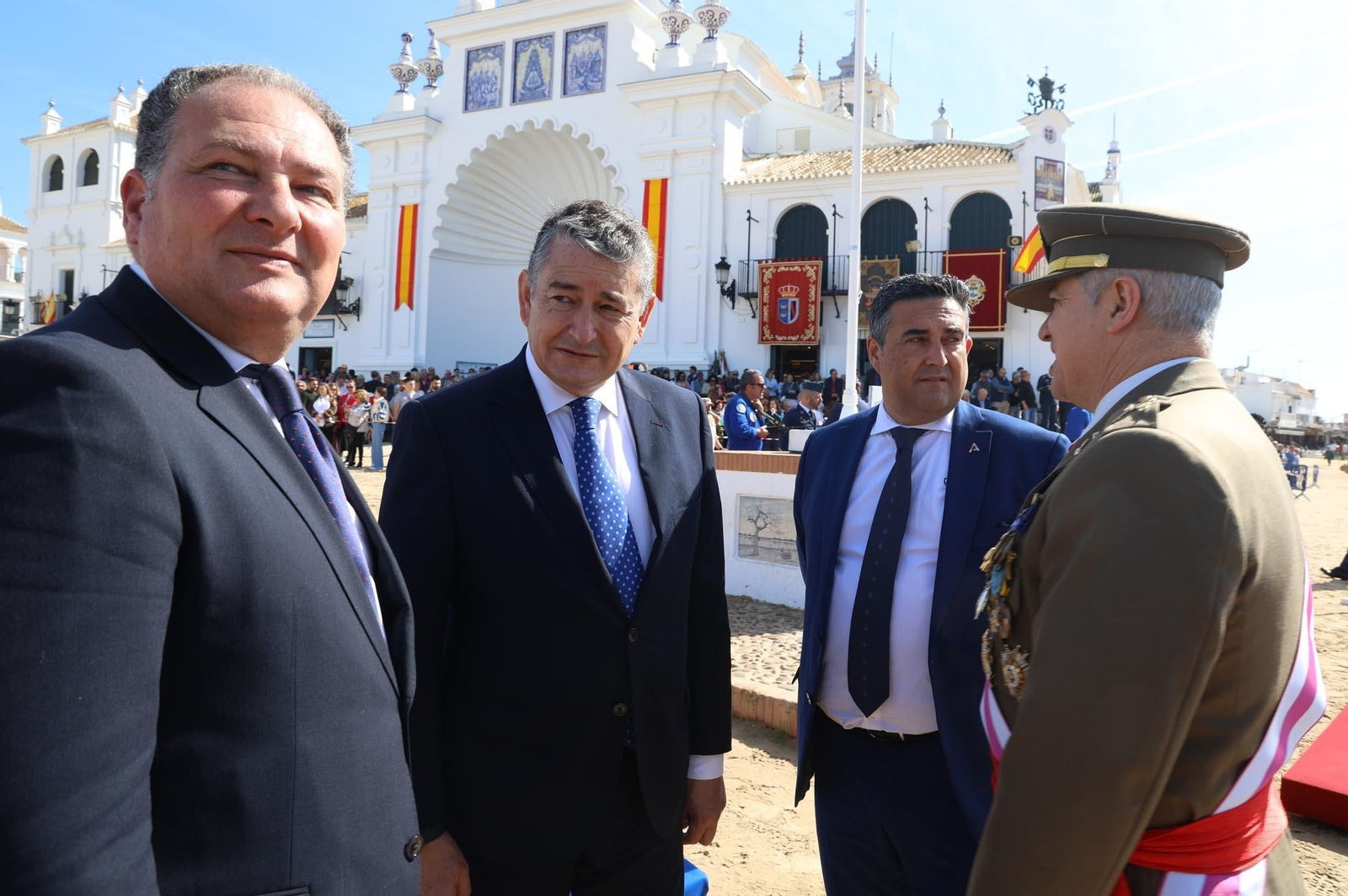 Imágenes del acto de Juramento o Promesa de Fidelidad a la Bandera Nacional en El Rocío