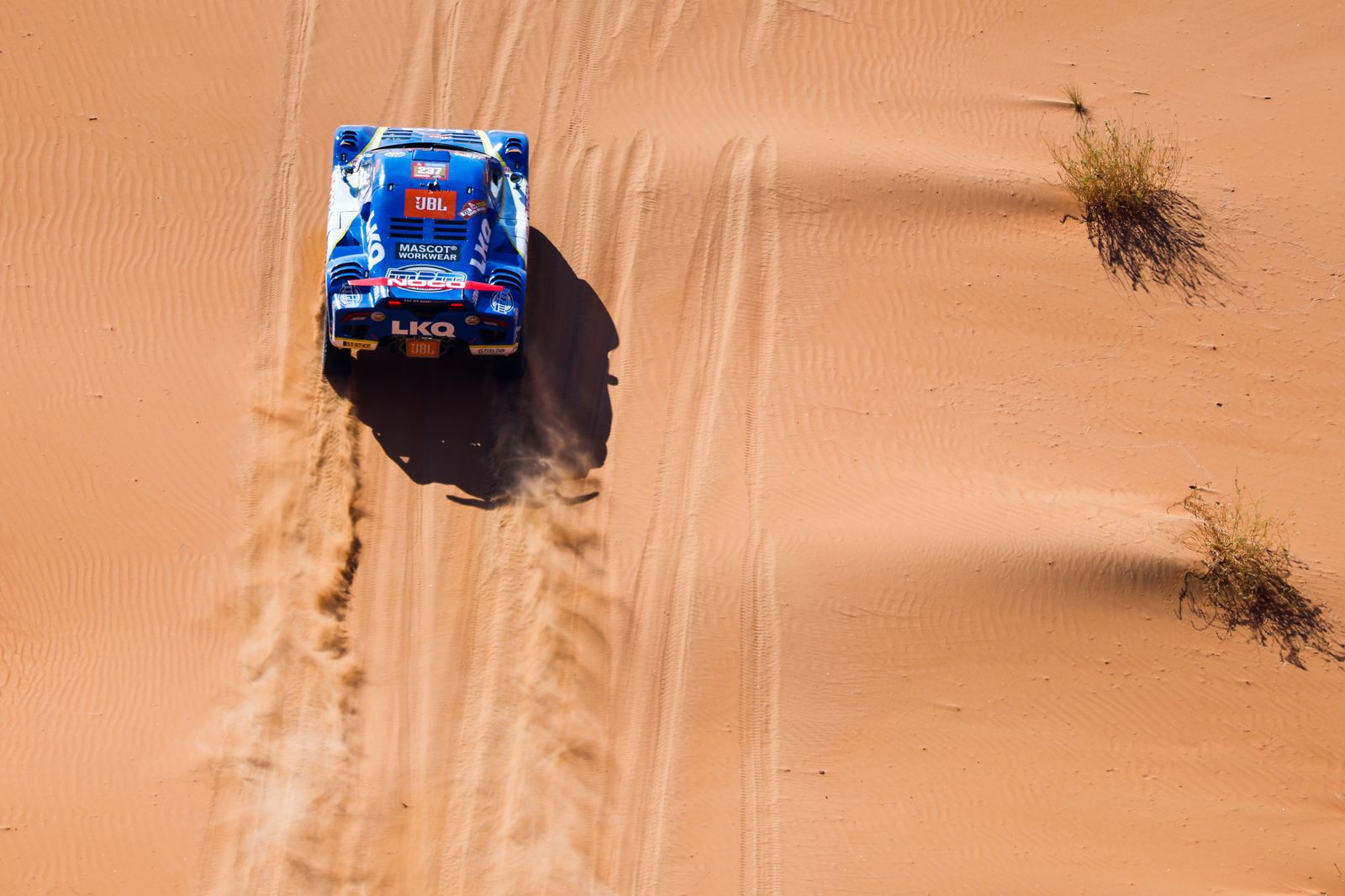 Las mejores fotos del Dakar por las dunas
