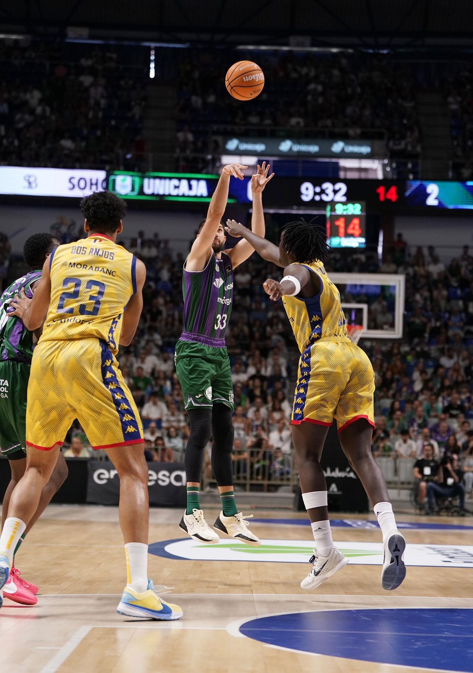 El Unicaja-MoraBanc Andorra, en fotos