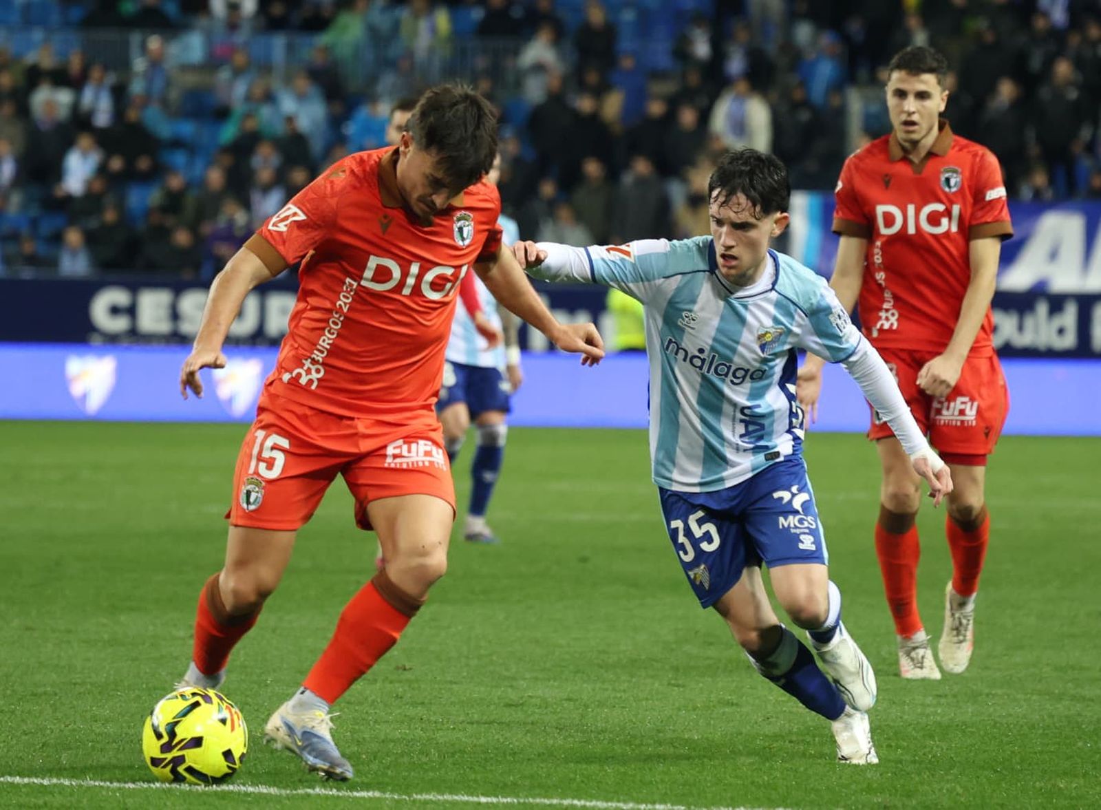 Las fotos del Málaga CF-Burgos