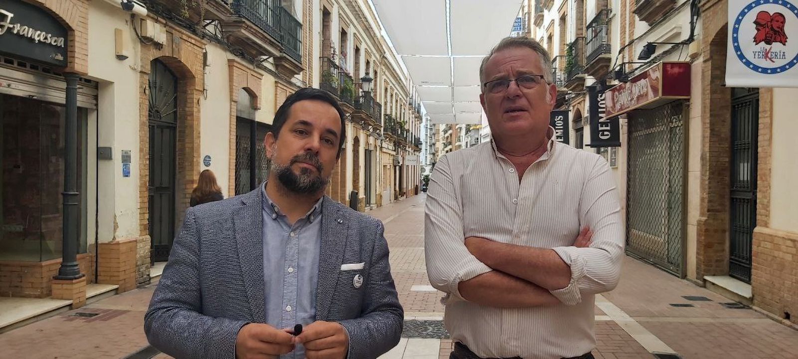Jesús Amador junto a Javier Botello