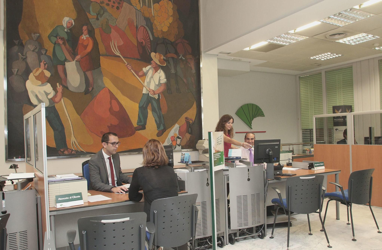 Una sucursal de Unicaja Banco en una imagen reciente