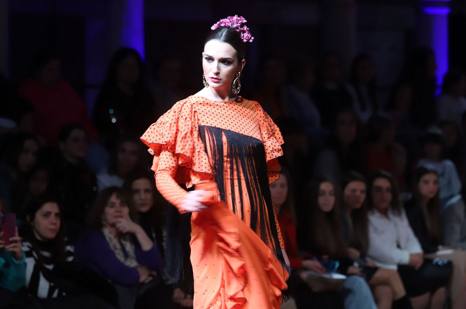 Huelva Flamenca 2023. Imágenes de la pasarela de moda flamenca de la modista Adelina Infante