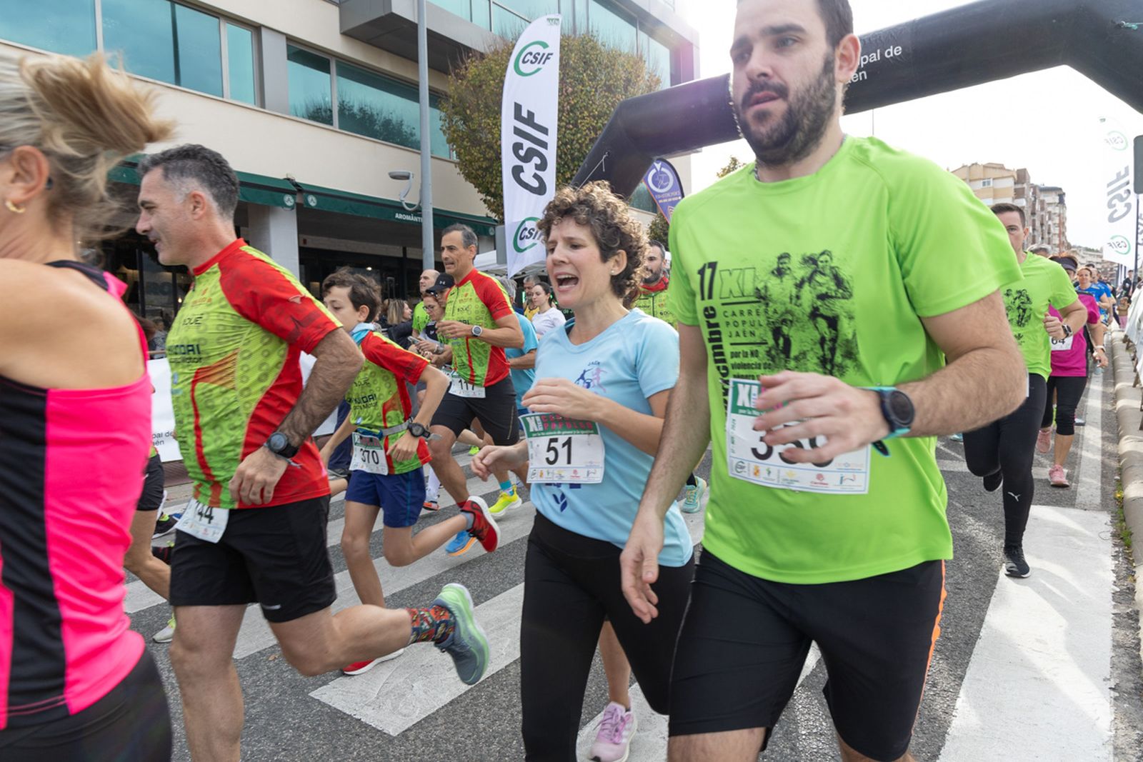 Jaén corre por la NO violencia y la igualdad en la XI carrera organizada por CSIF, en imágenes