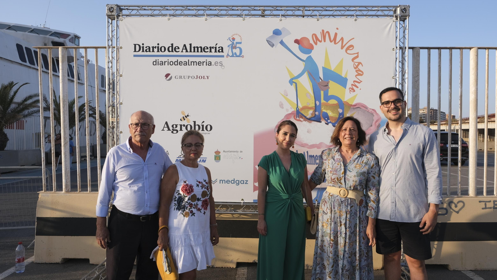 Imágenes de los asistentes a la Gala 15 Aniversario Diario de Almería