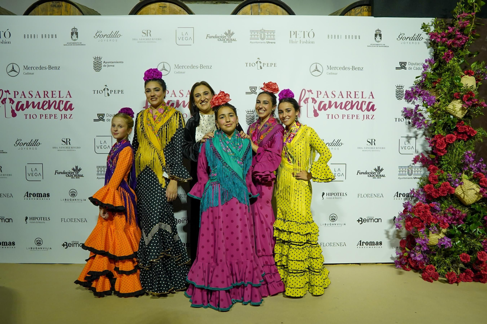 Desfile de Pilar Villar en la Pasarela Flamenca Tío Pepe Jerez 2024