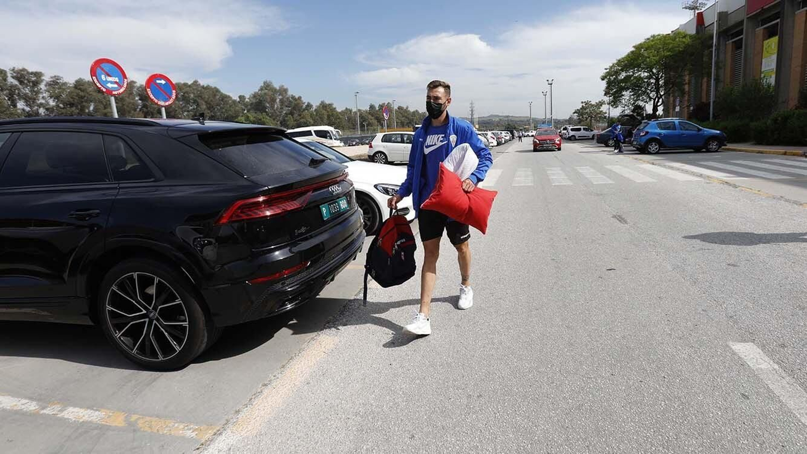 Las fotos de la salida del Algeciras CF hacia Murcia