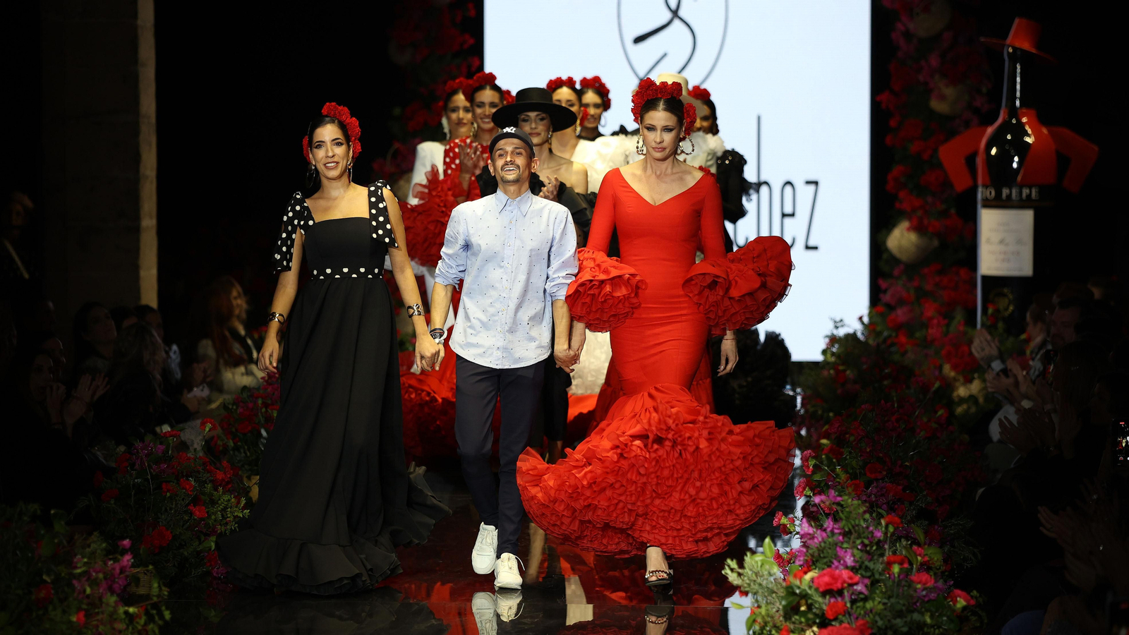 Desfile de Jorge Sánchez en la Pasarela Flamenca Tío Pepe Jerez 2024