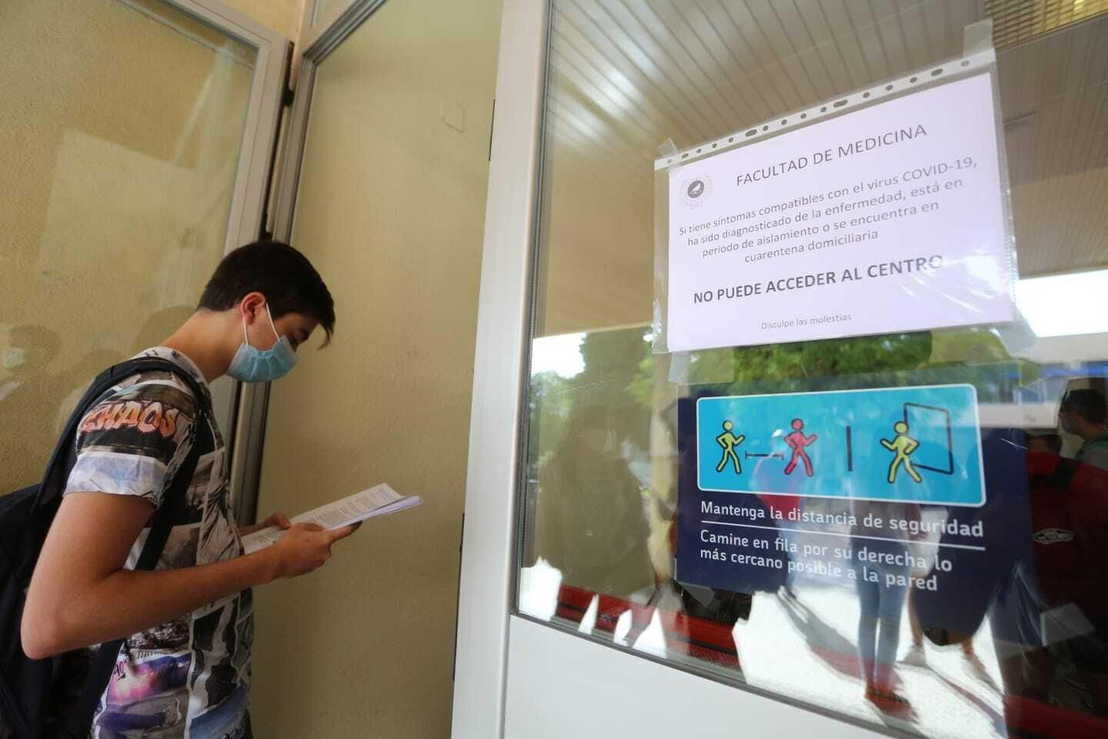 Las fotos de las pruebas de acceso a la Universidad de septiembre