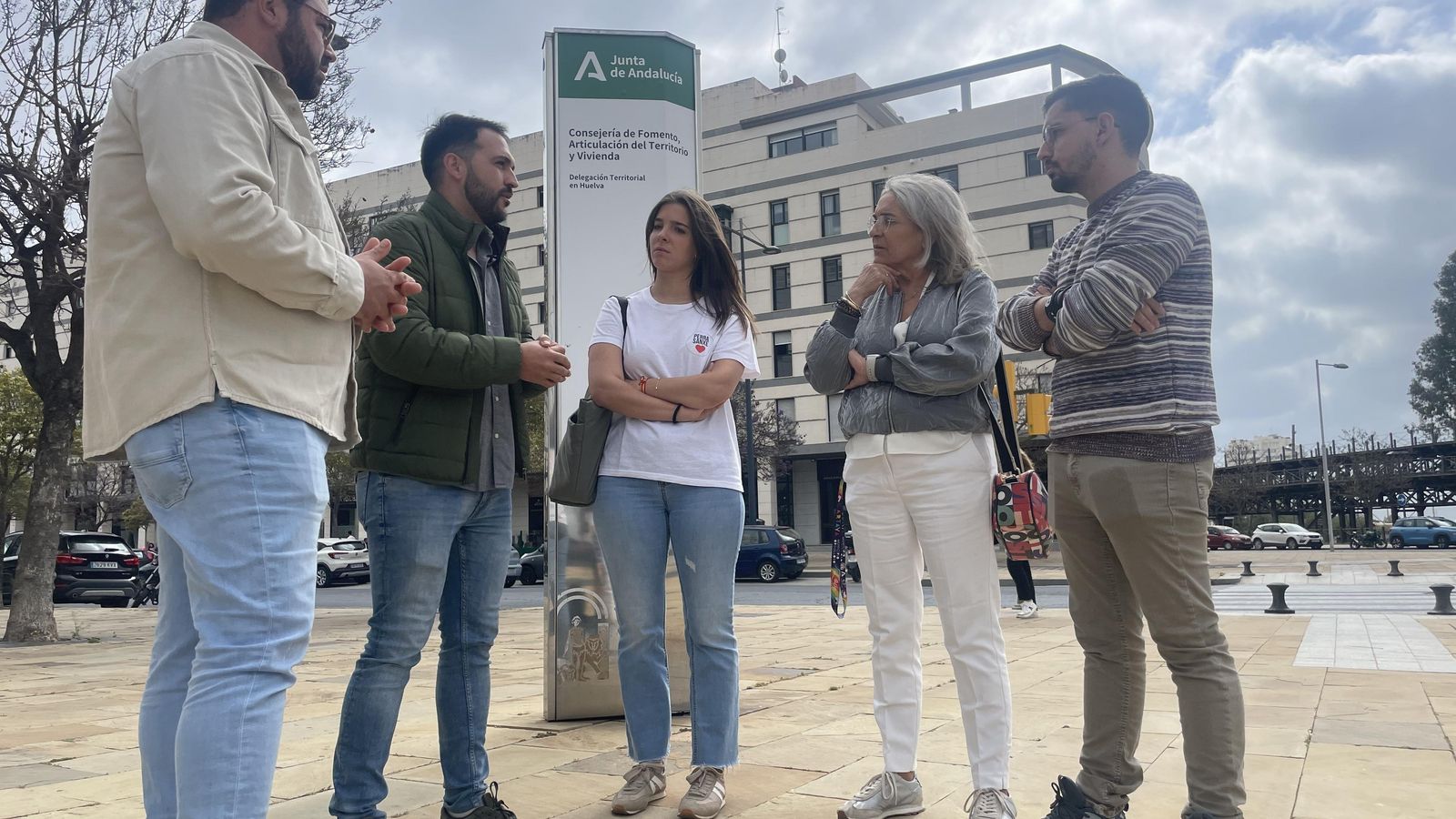 Javier Huete con Juventudes Socialistas.