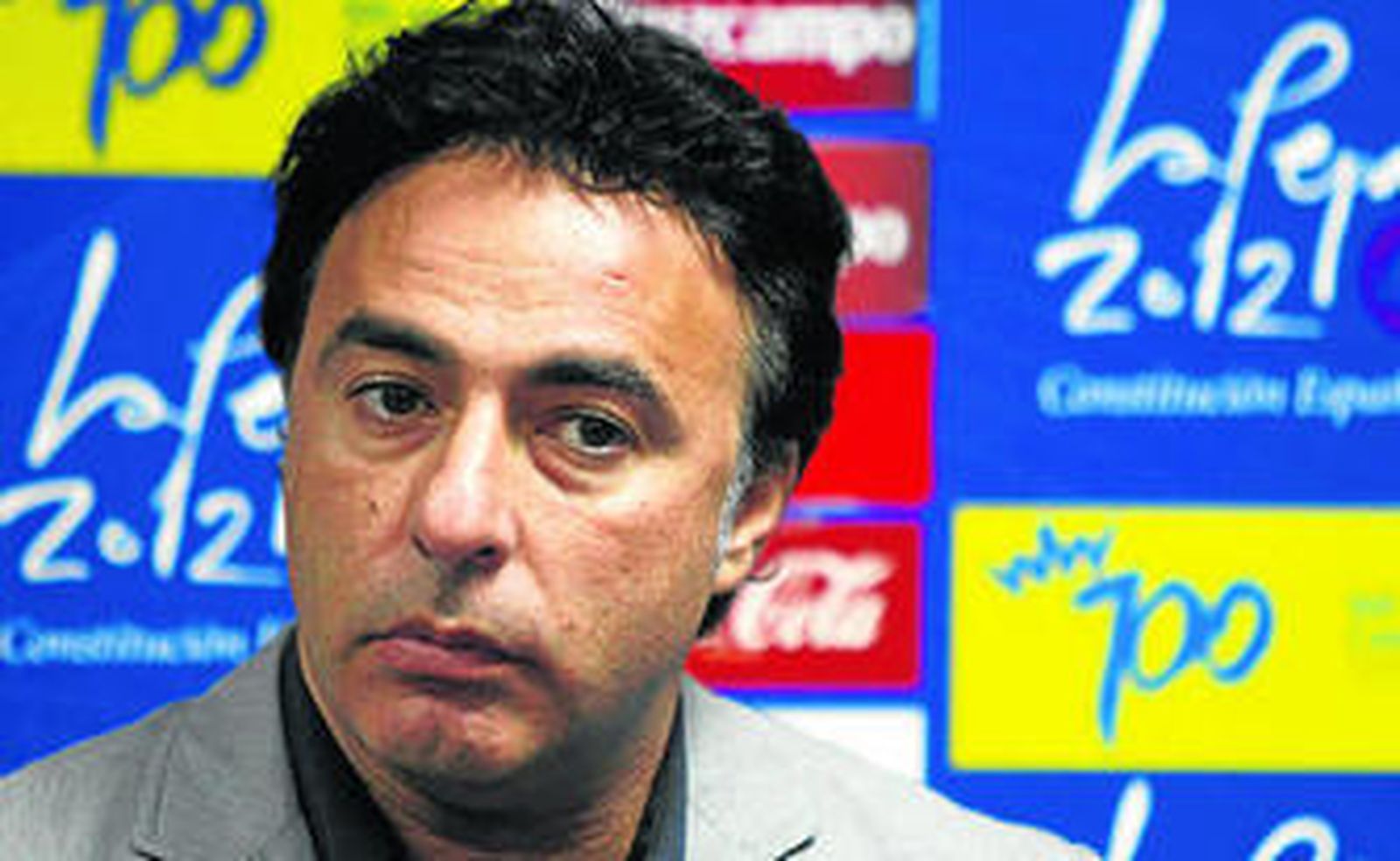 Quique Pina mostró ayer su malestar por el último arbitraje.