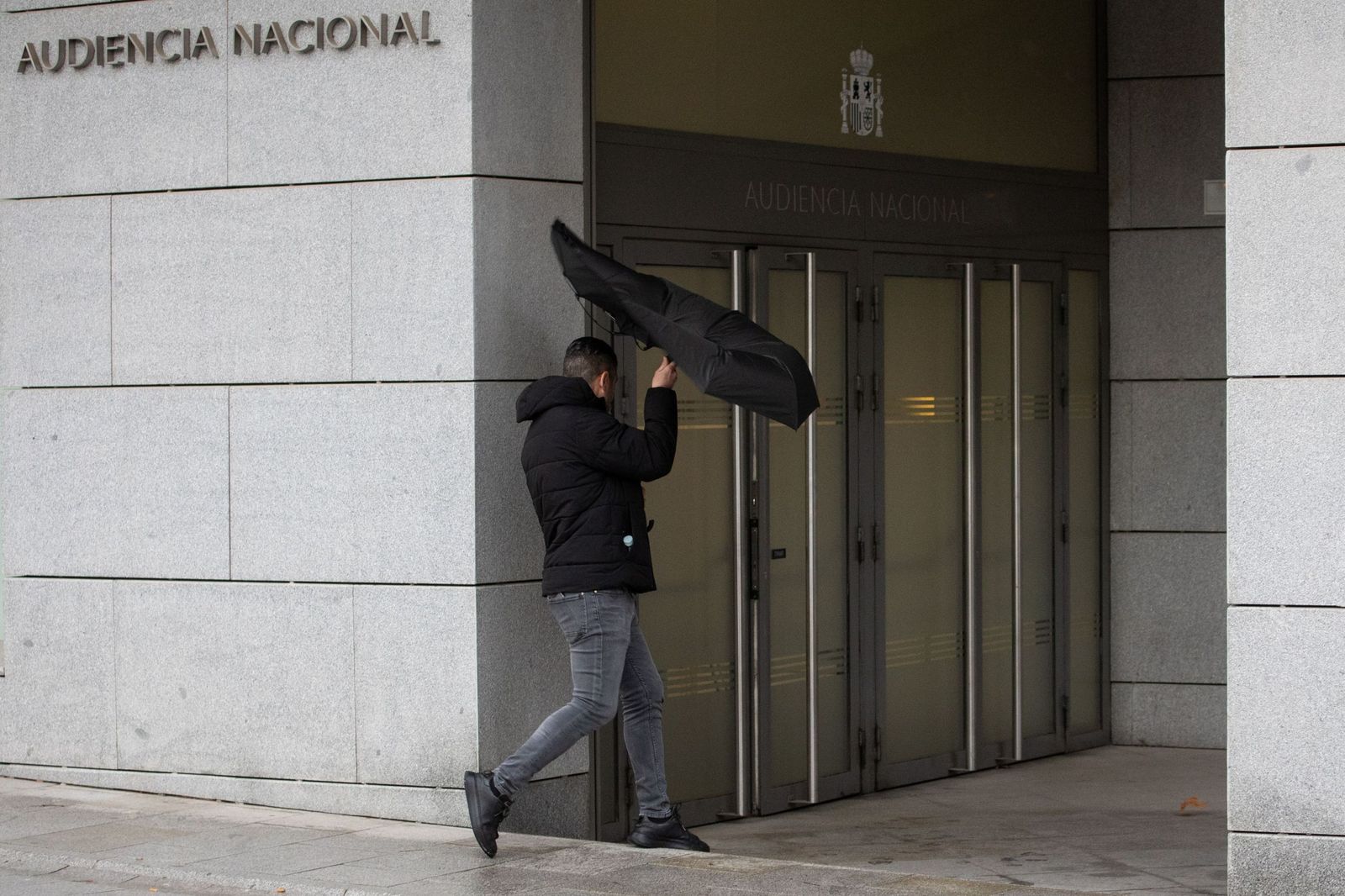 Manuel Blanco Vela llega a los juzgados de la Audiencia Nacional en Madrid en enero de 2025