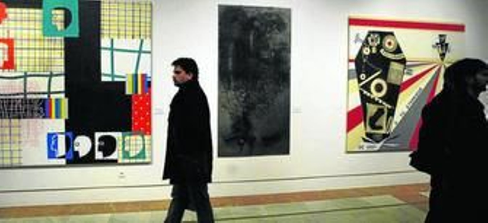 Tres de las obras finalistas que pueden verse desde ayer en el Hospital de los Venerables.