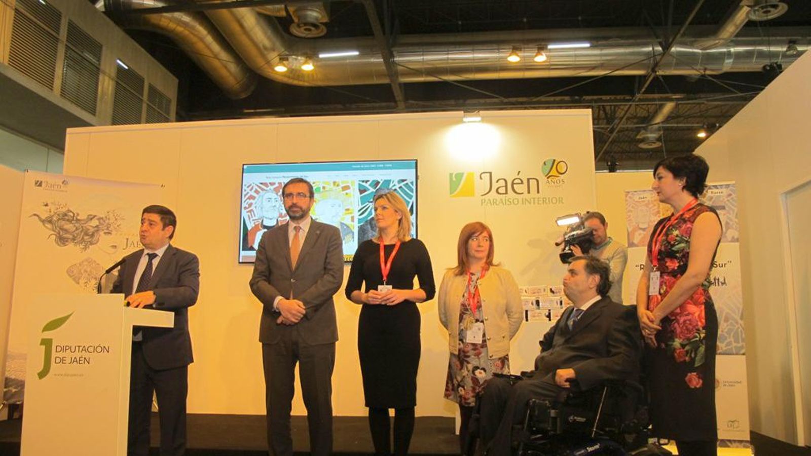 Un momento de la presentación del proyecto en Fitur.