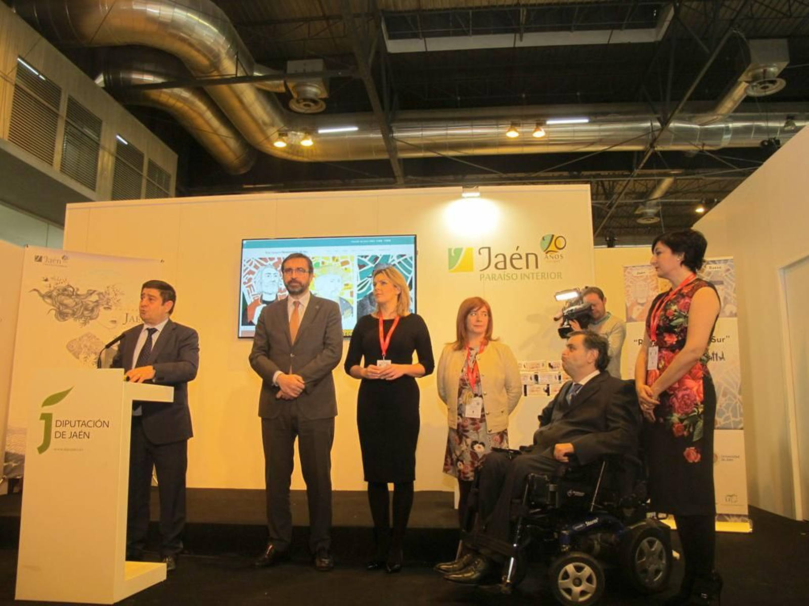 Un momento de la presentación del proyecto en Fitur.