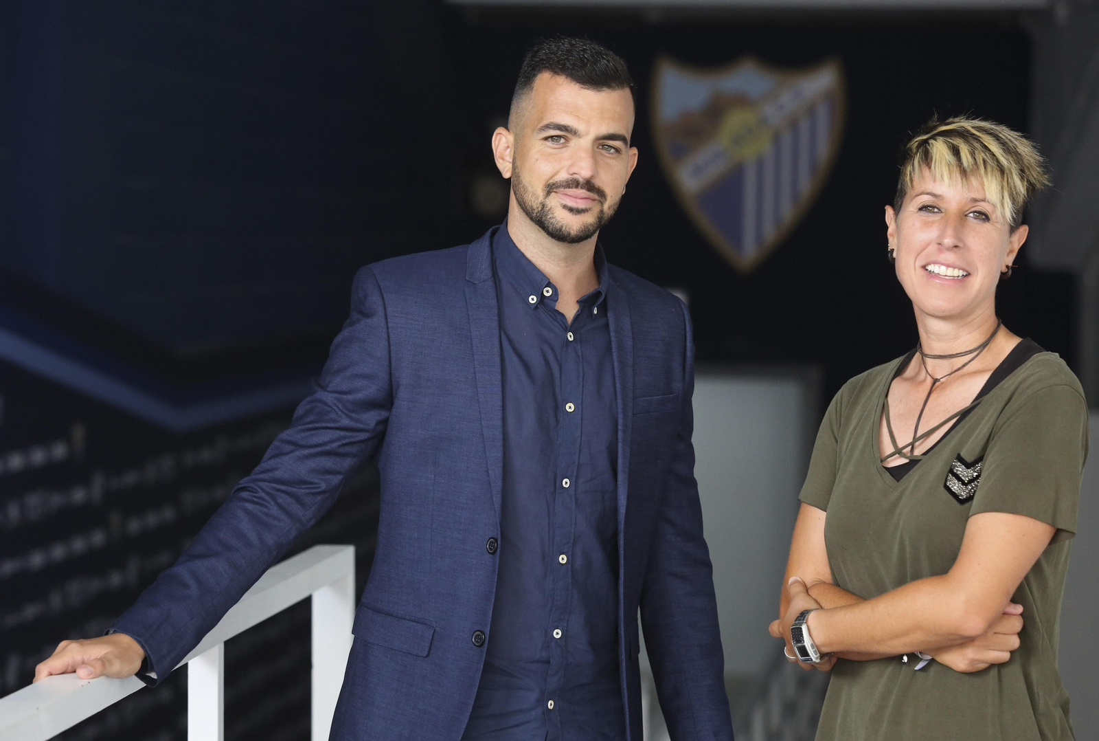 Las fotos de la presentación de José Herrera como entrenador del Málaga Femenino