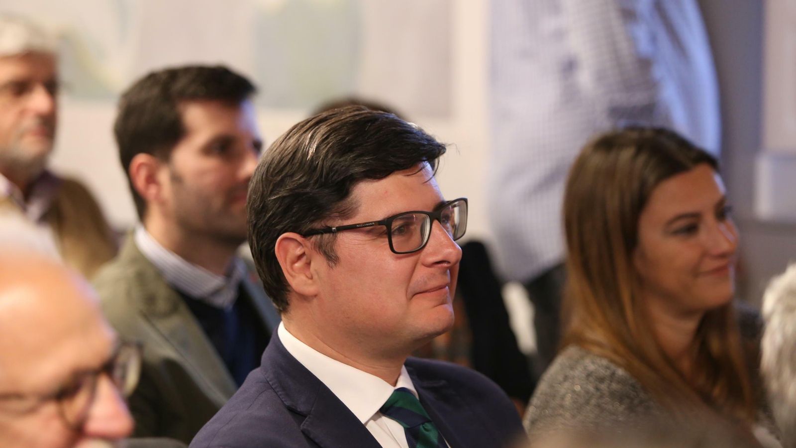 Álvaro Pimentel, candidato de Ciudadanos a la Alcaldía; junto a la diputada de Ciudadanos, Virginia M. Salmerón.