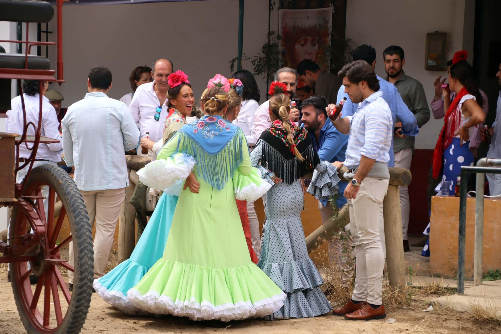 Así se vive la romería en las casas de la aldea