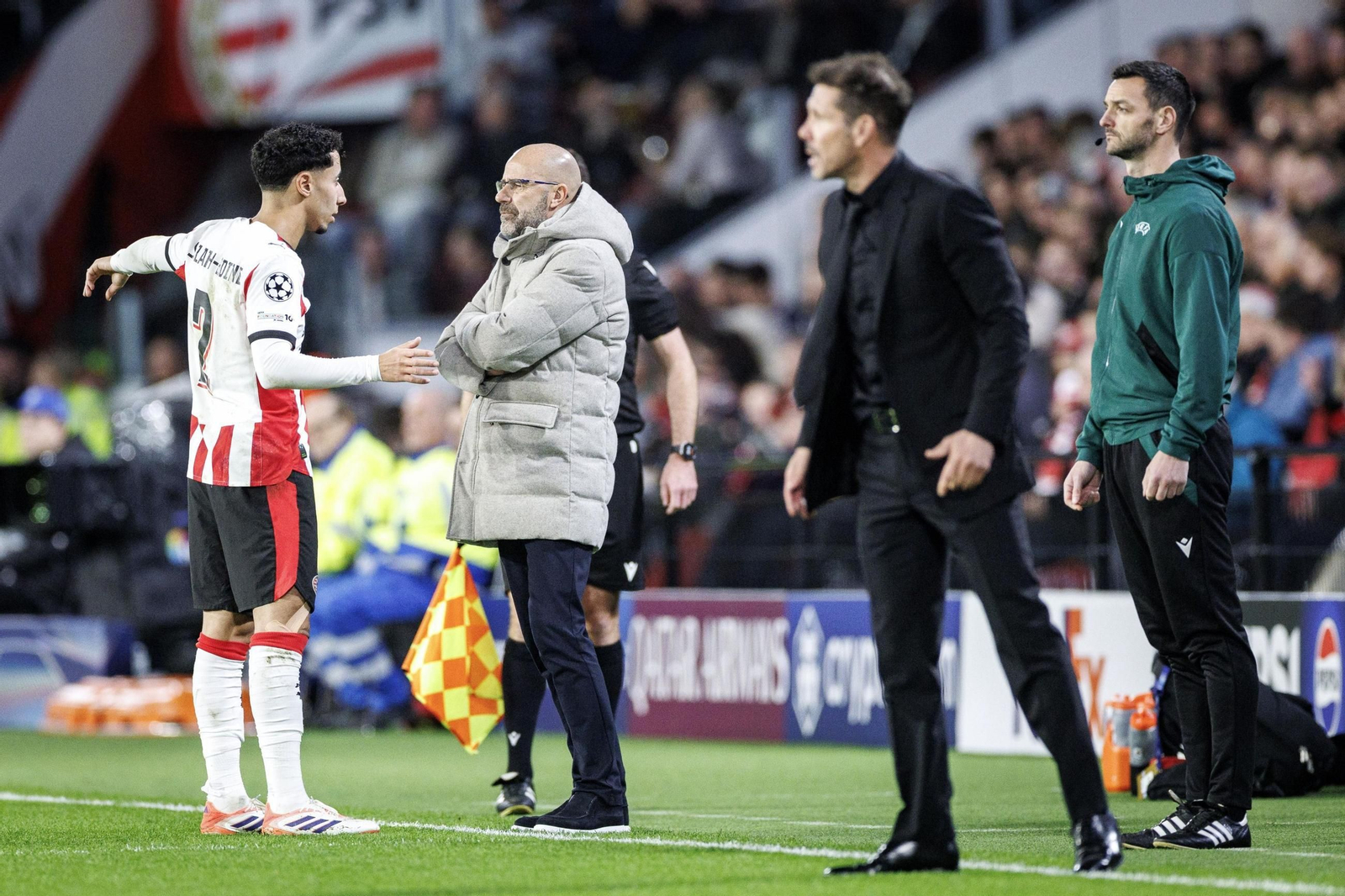 Las imágenes del PSV Eindhoven-Atlético de Madrid