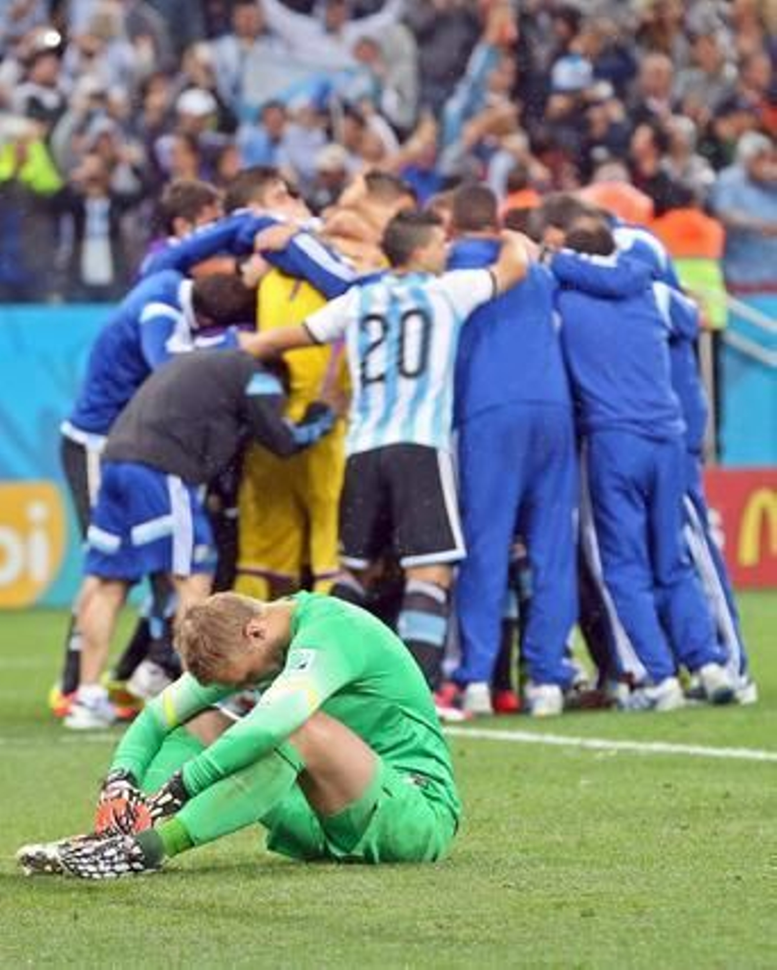 Las imágenes del Holanda-Argentina