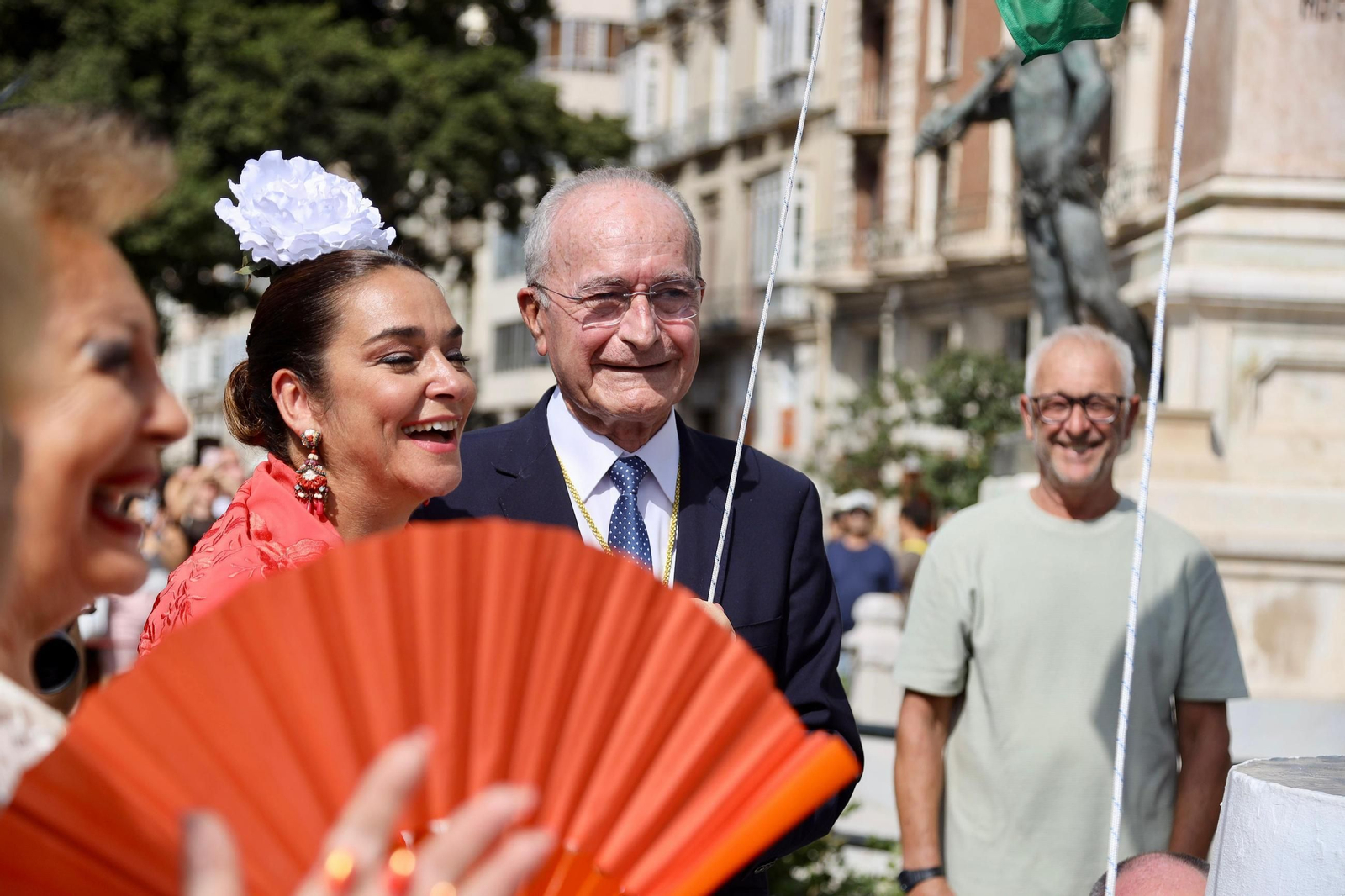 La Romería al Santuario de la Victoria que inicia la Feria de Málaga, en fotos