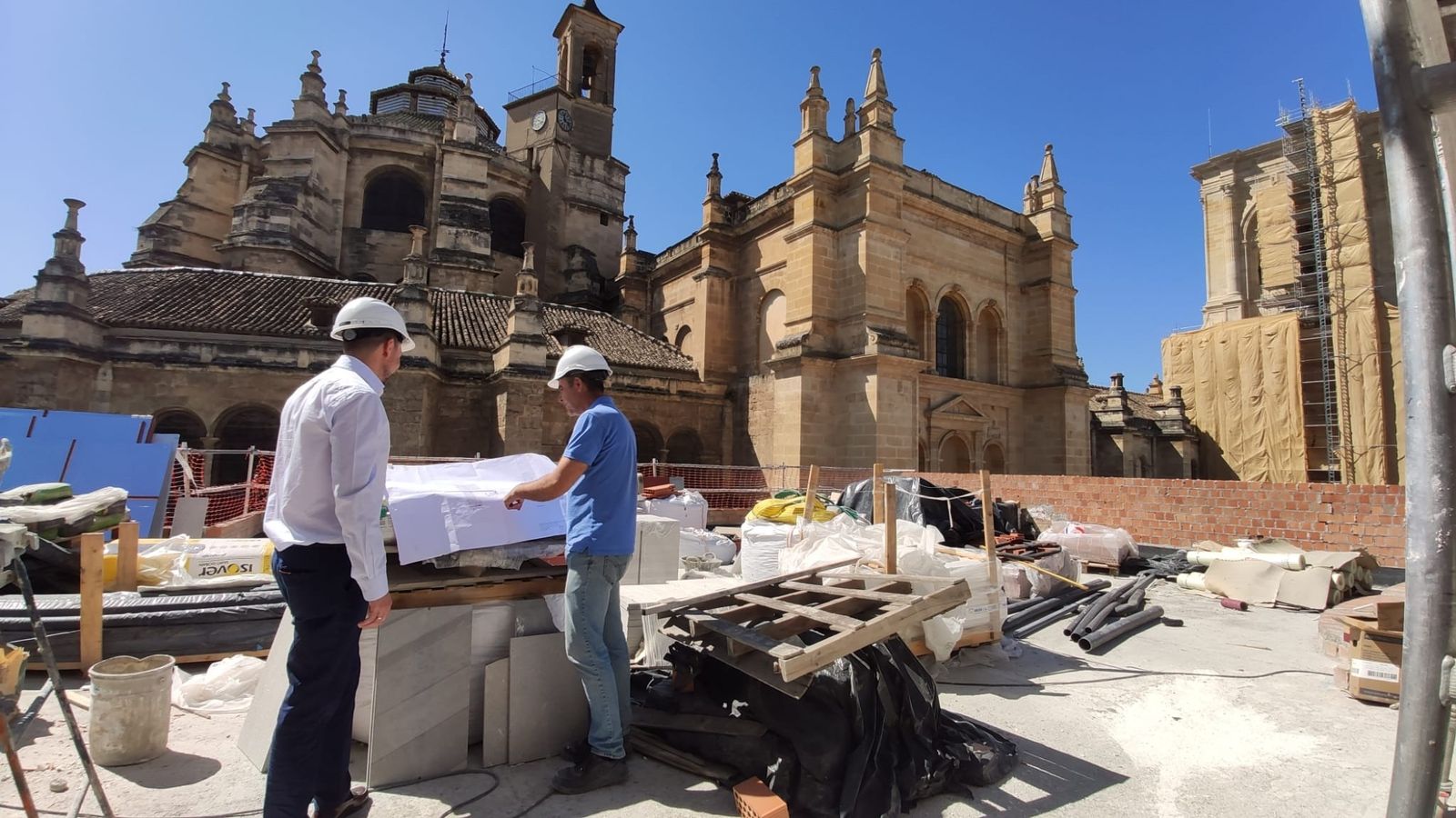 Obras en el hotel Claridge, en Villamena
