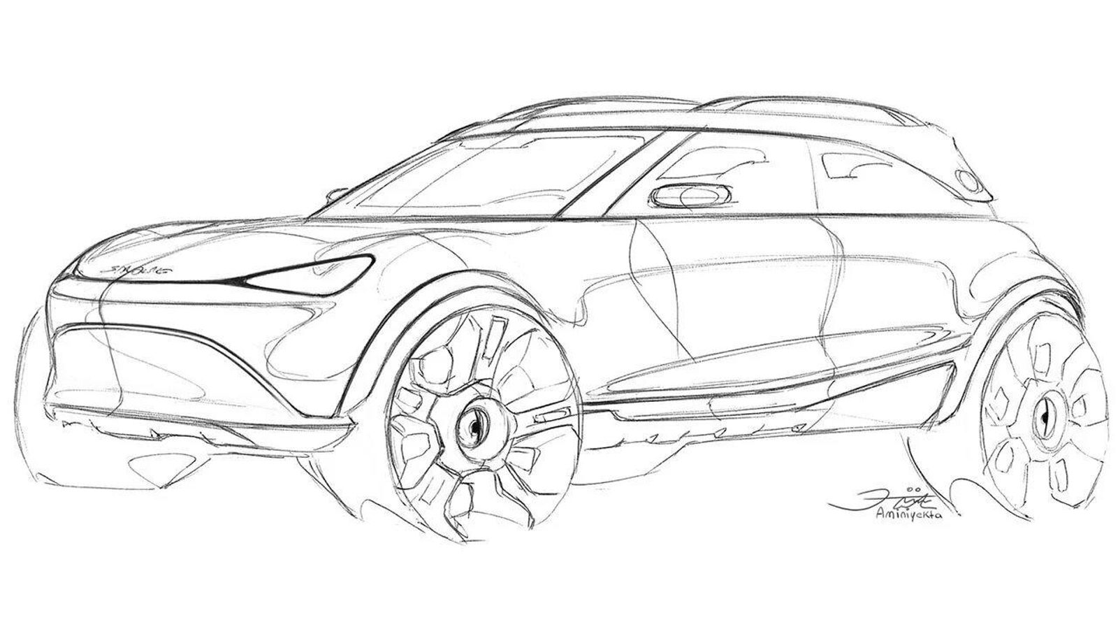 boceto presentado por la marca