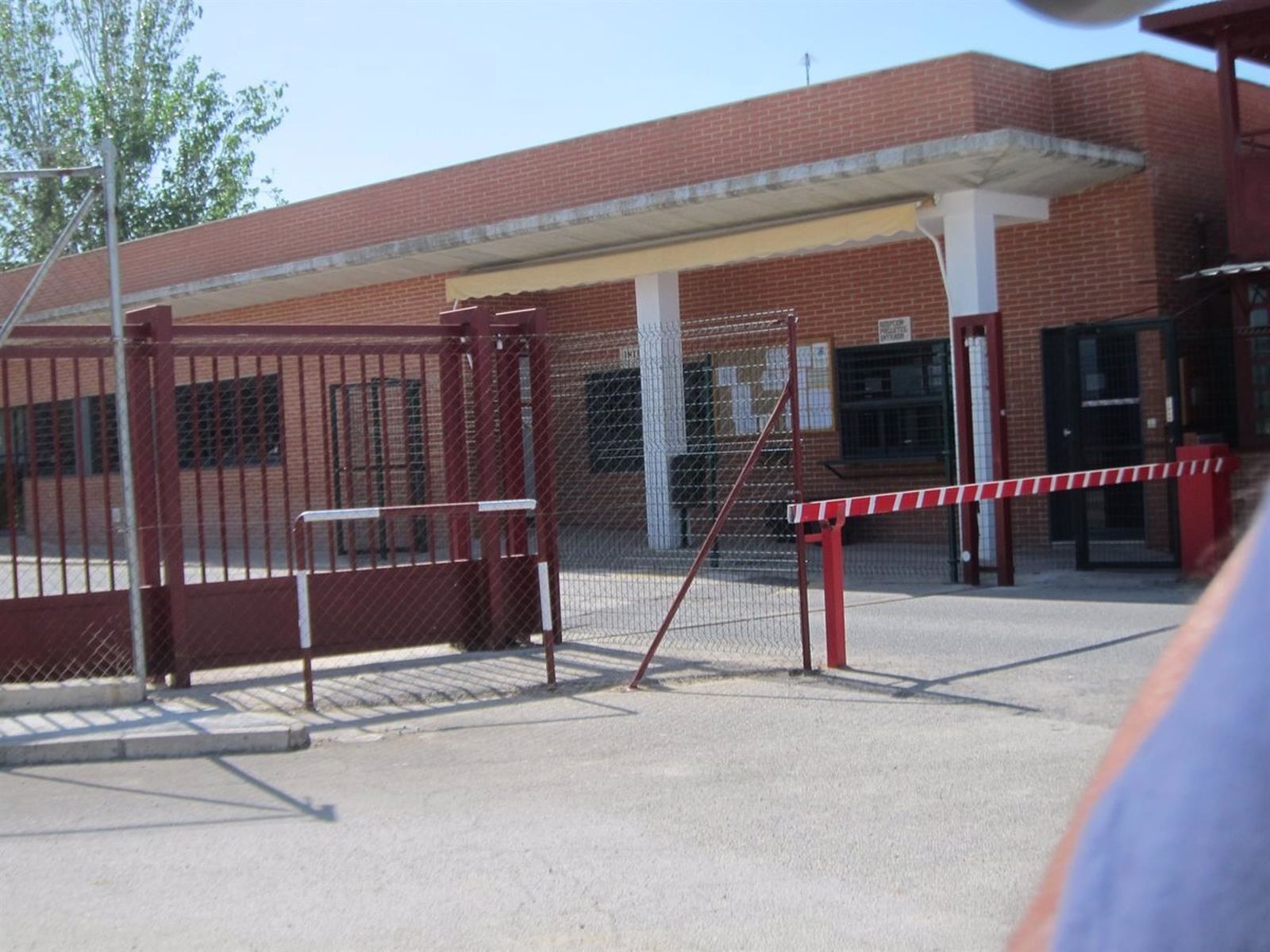 Entrada al Centro Penitenciario Jaén II.