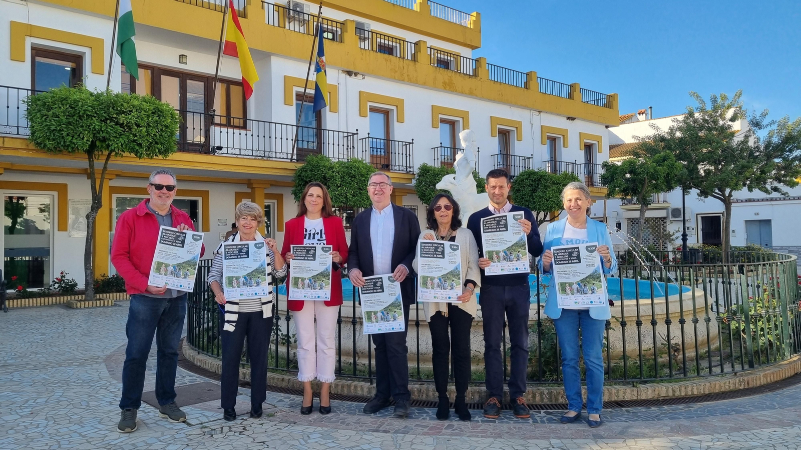 Presentación de la actividad relacionada con salud y solidaridad en Aljaraque.