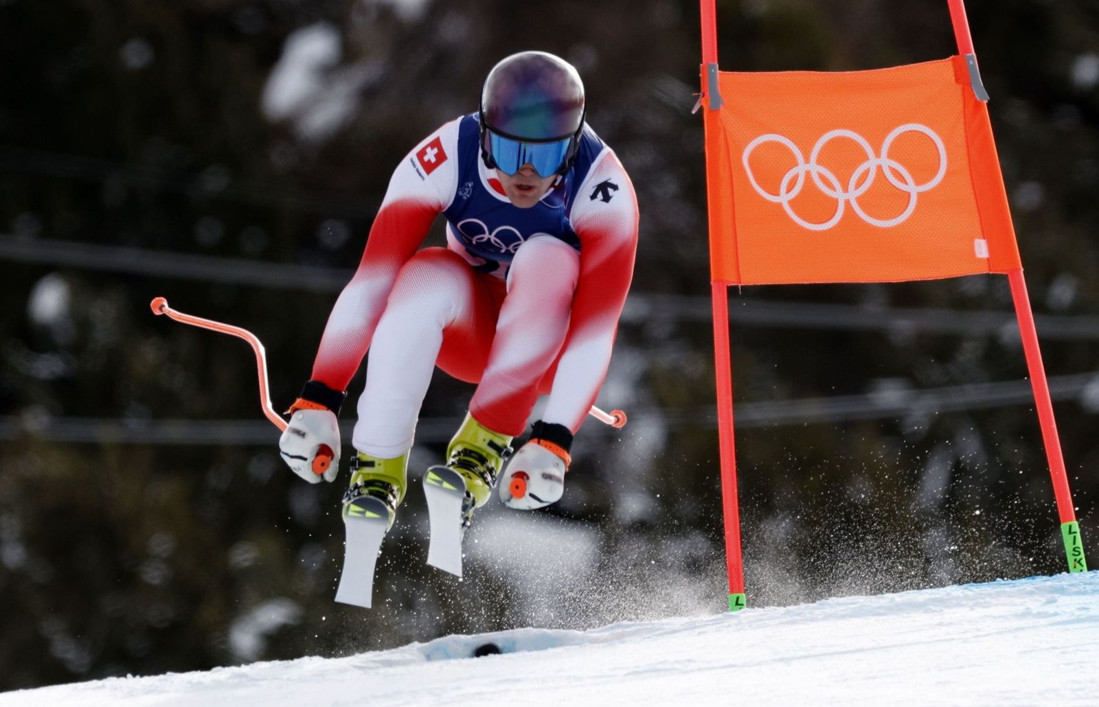 Las espectaculares fotos del descenso masculino en los Juegos Olímpicos de invierno