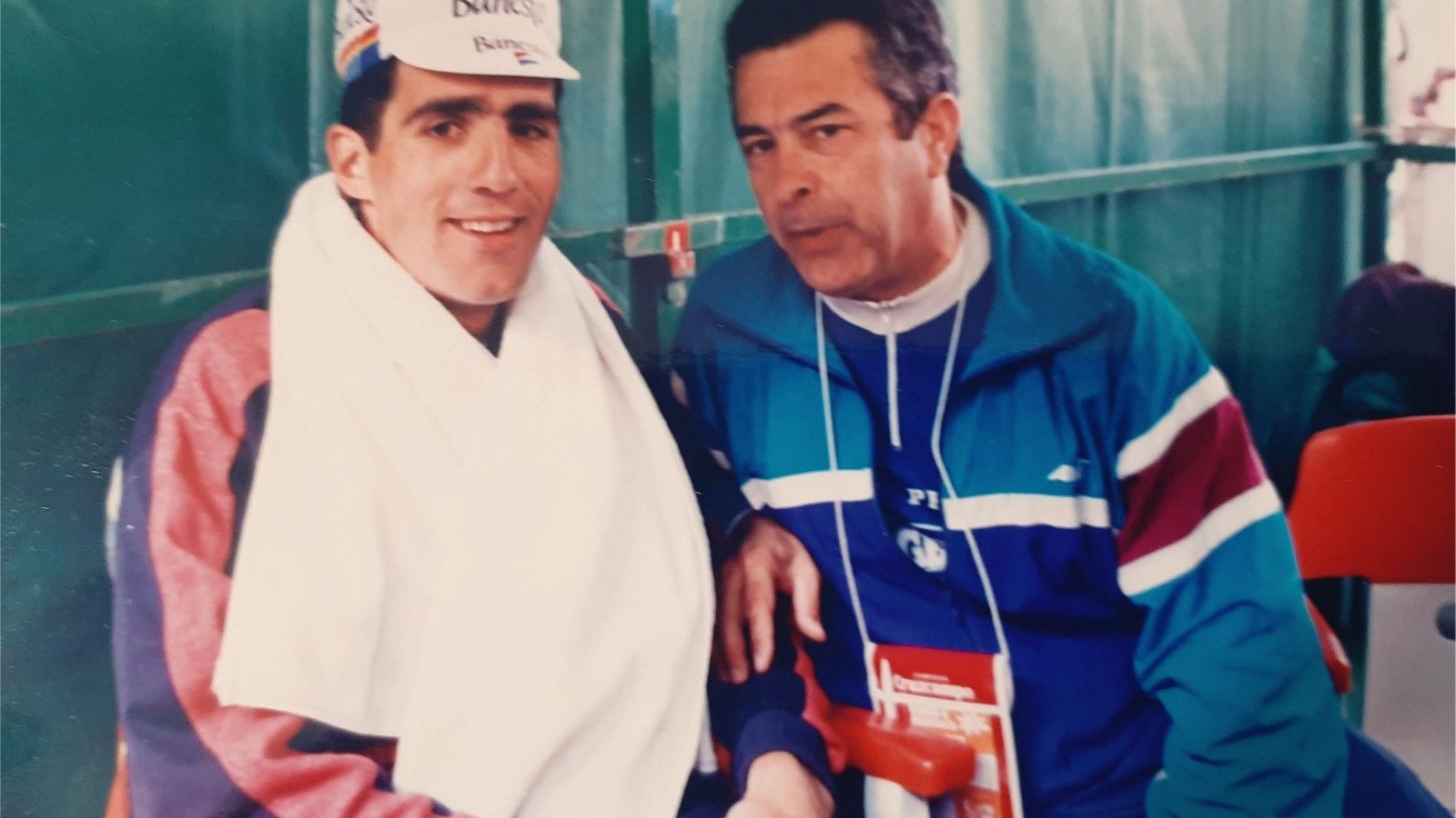 Con Miguel Indurain