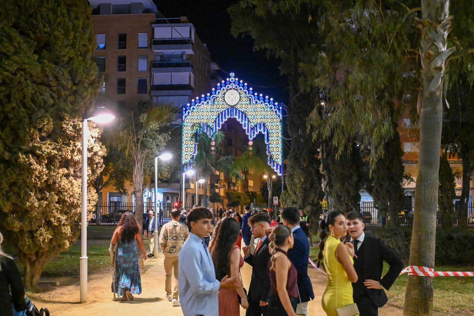 Ambiente de la noche del 10 de Octubre en la Feria Del Caballo 2025