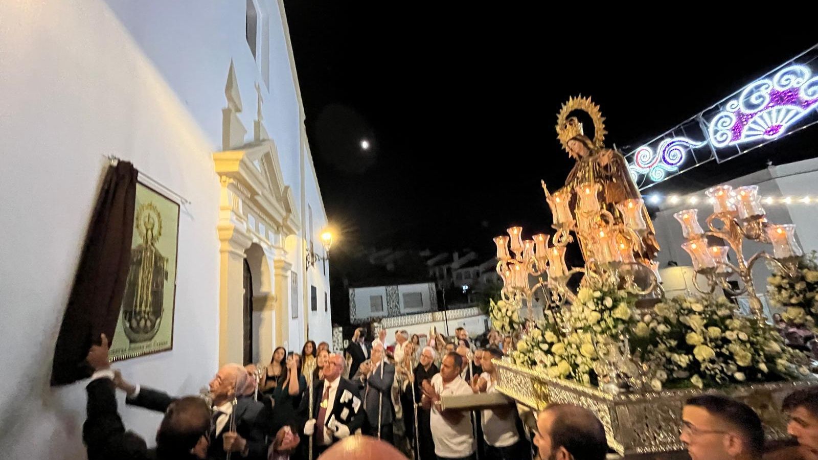 Actos de nombramiento de la Virgen del Carmen de Galaroza como Alcaldesa Honoraria y Perpetua.
