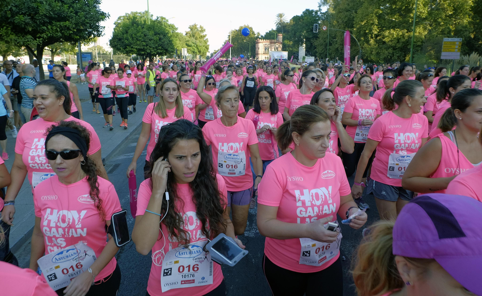 Las imágenes de la suspendida Carrera de la Mujer