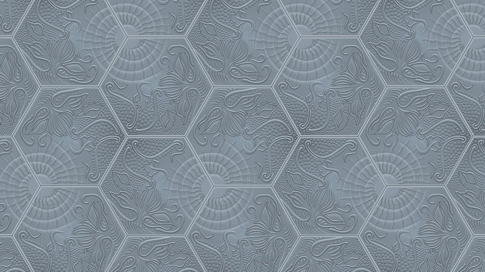 Patrón de las losetas Gaudí.