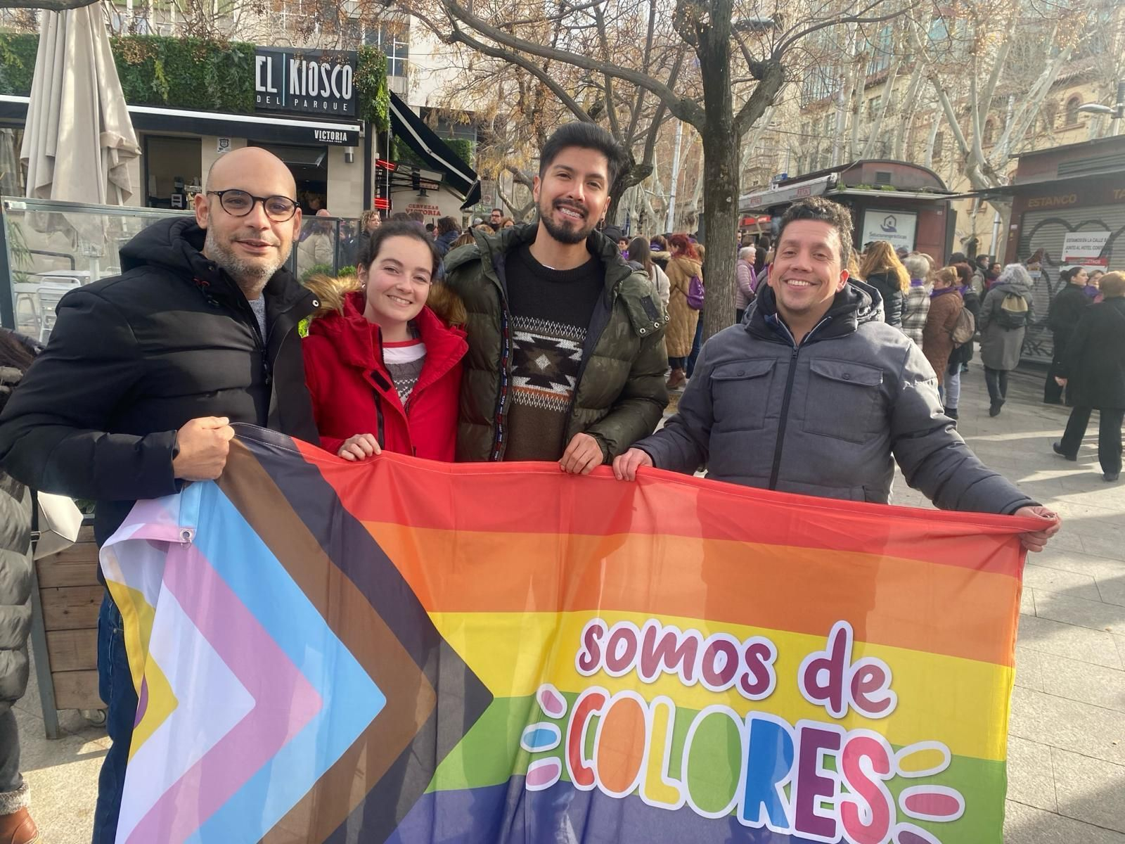 Manifestación del Día Internacional de la Mujer en Jaén.
