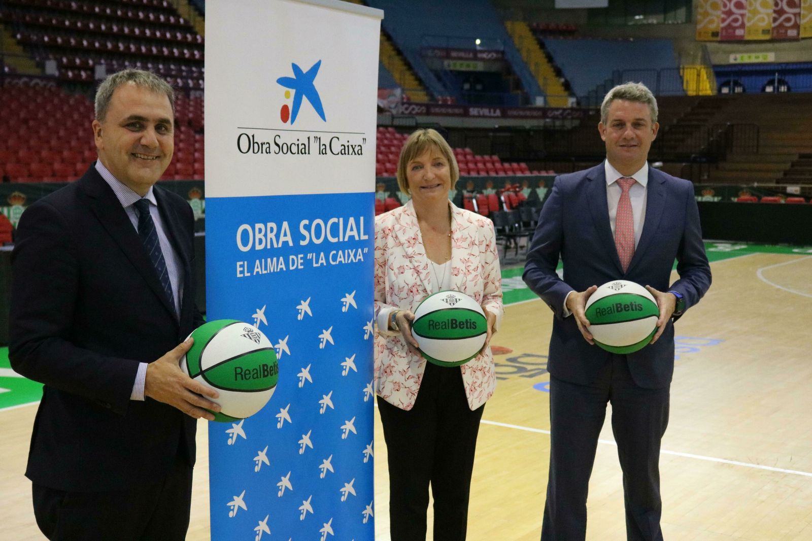 Fernando Moral, María Jesús Catalá e Ignacio Blasco en San Pablo.