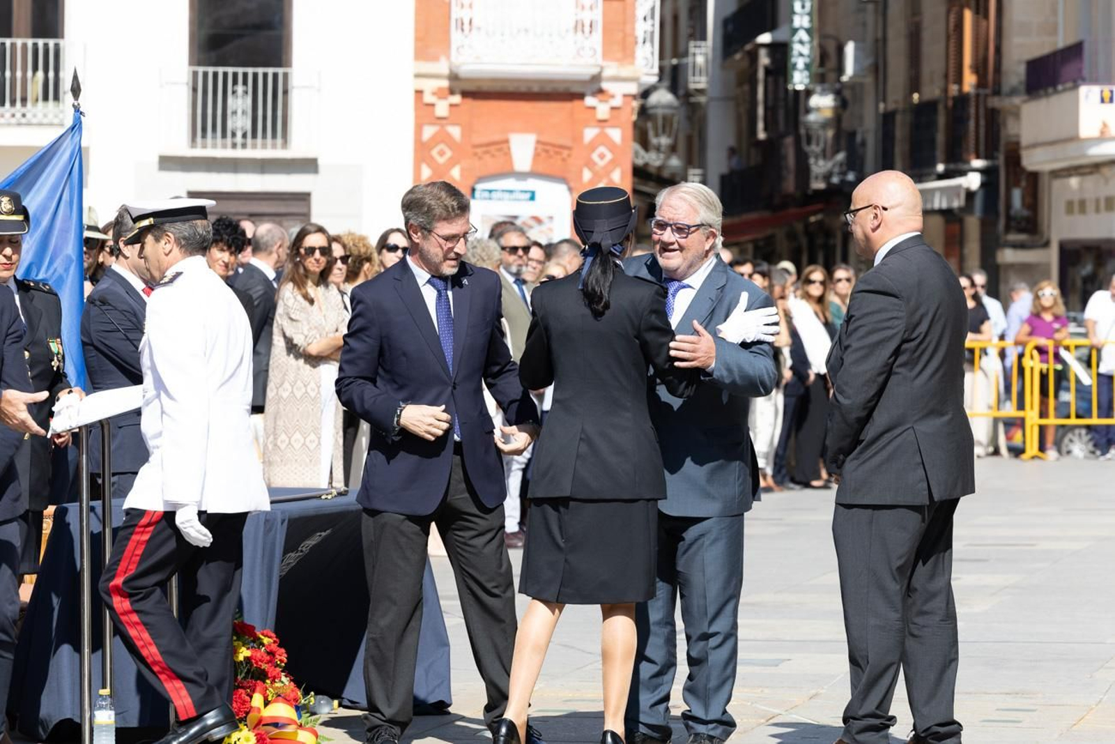 Acto por el día de la Policía Nacional, con motivo de la festividad los Santos Ángeles Custodios