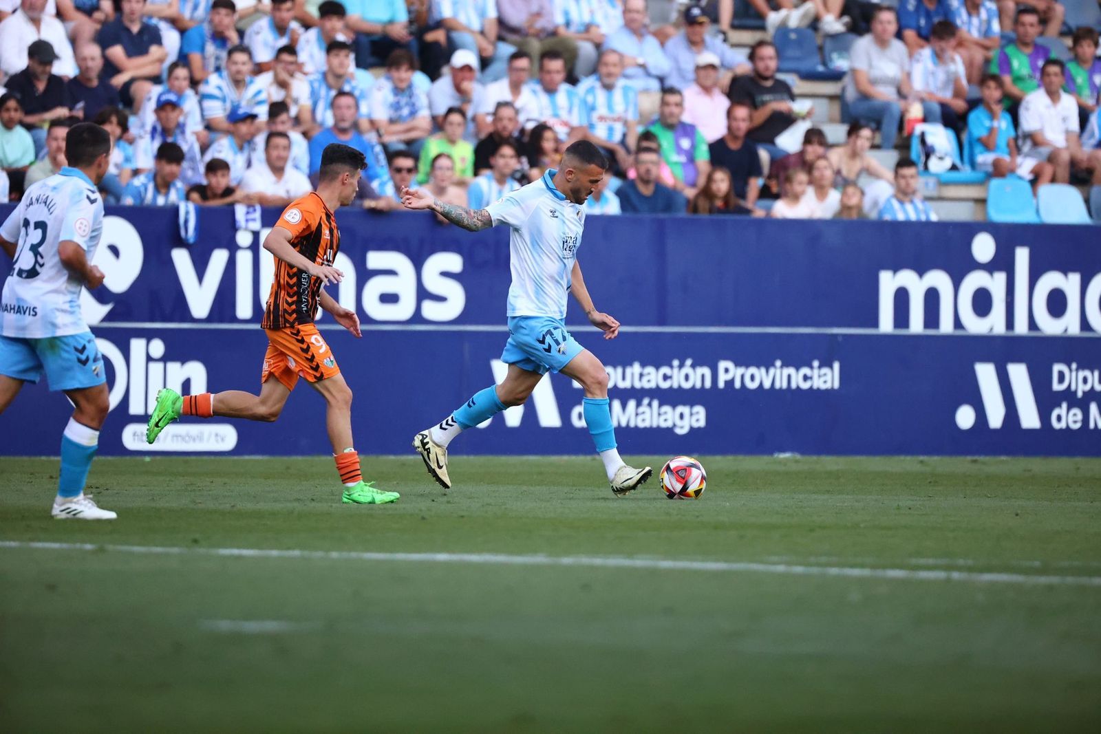 El Málaga CF - Antequera, en fotos