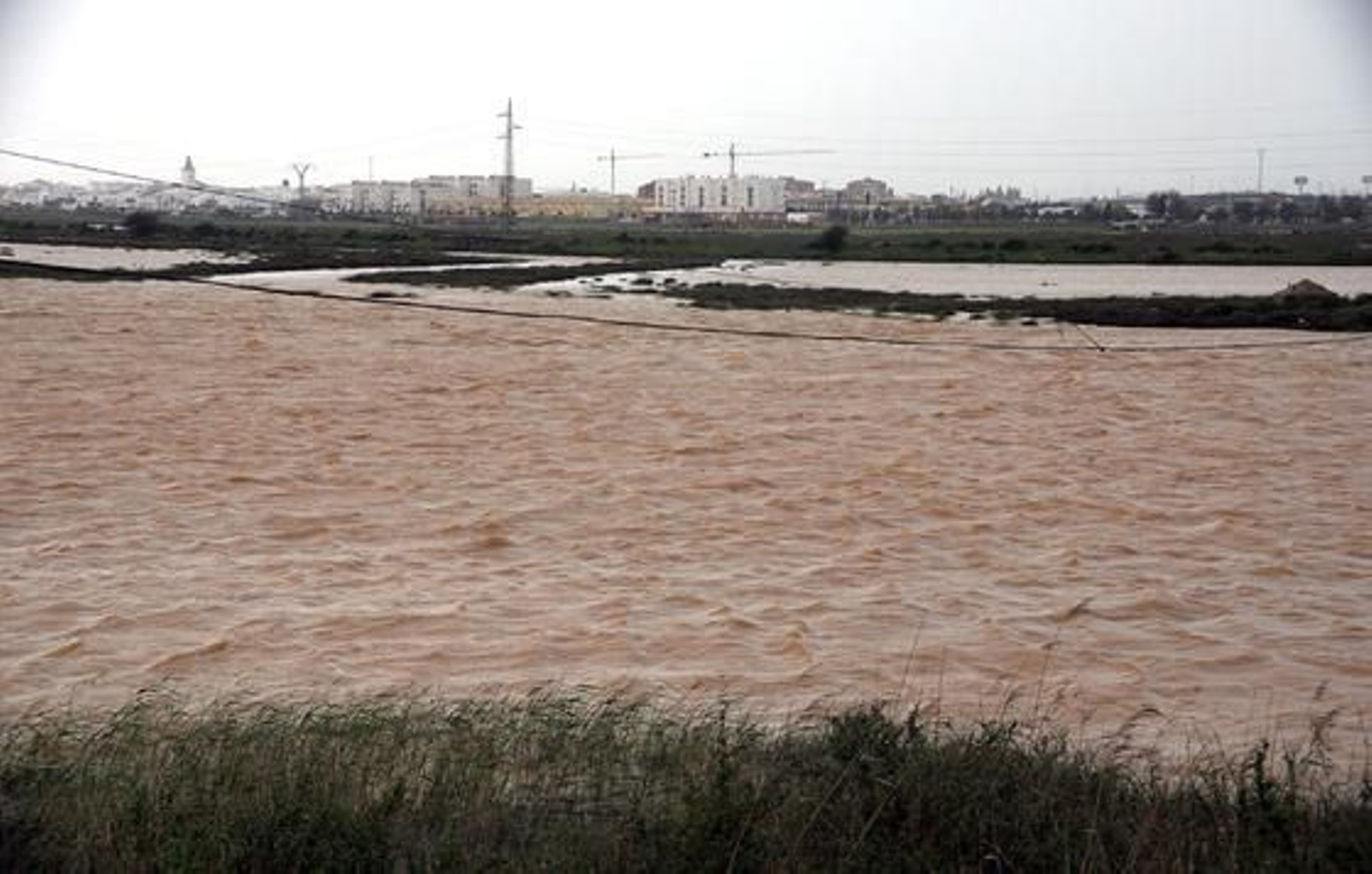 Caudal del río Tinto a su paso por San Juan del Puerto.

Foto: Espínola