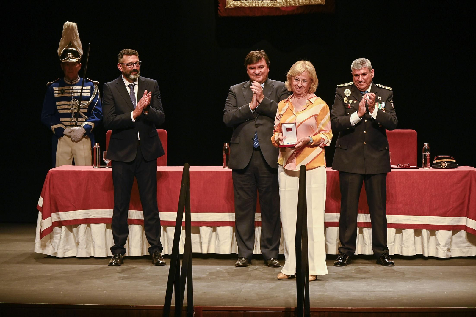 Imágenes del acto del Día de la Policía Local de Huelva