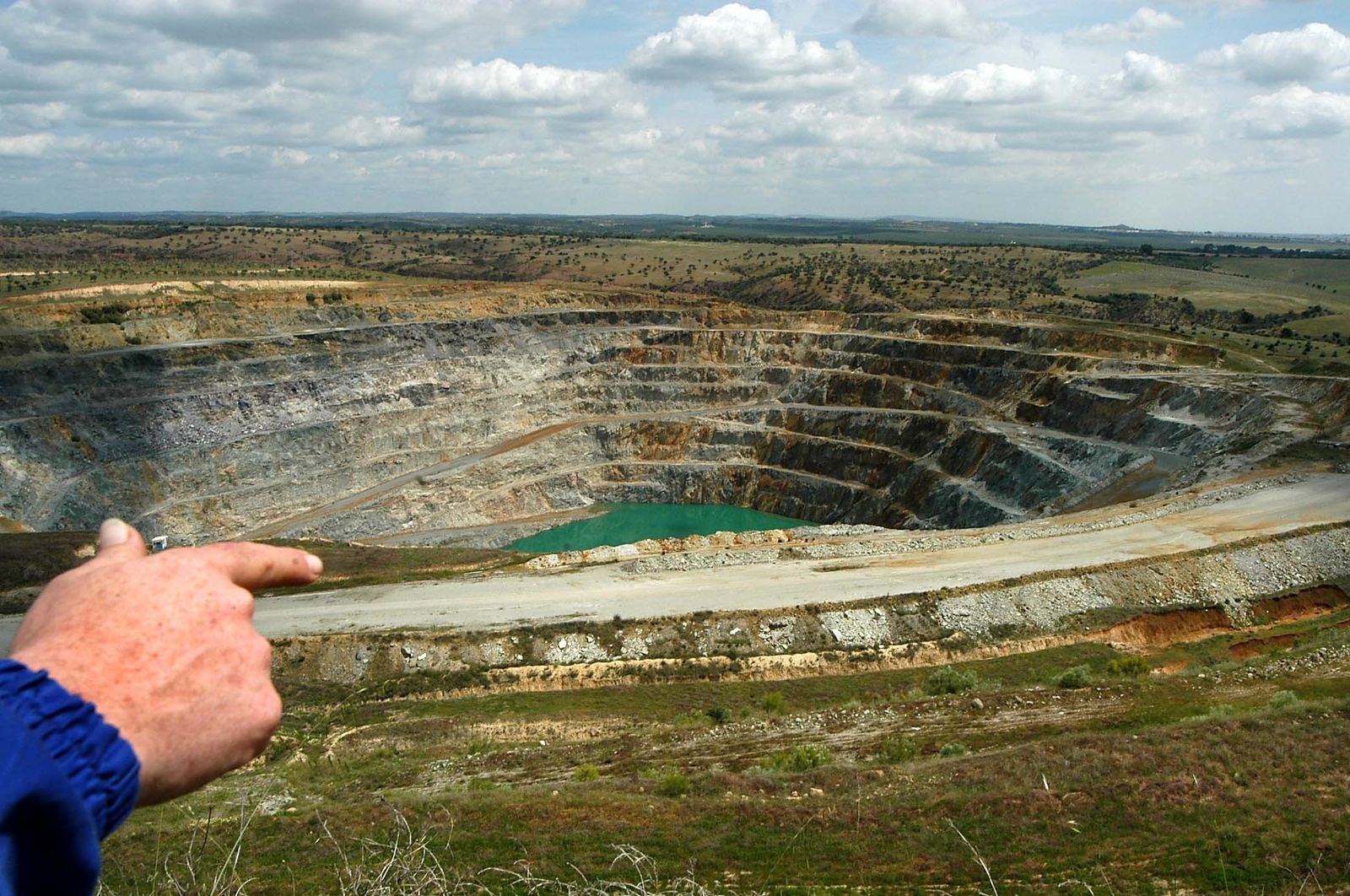 Una imagen de la corta minera de Aznalcóllar.