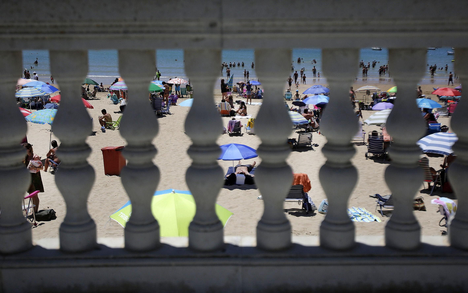 La playa de la Caleta, una de las esencias de la ciudad de Cádiz.