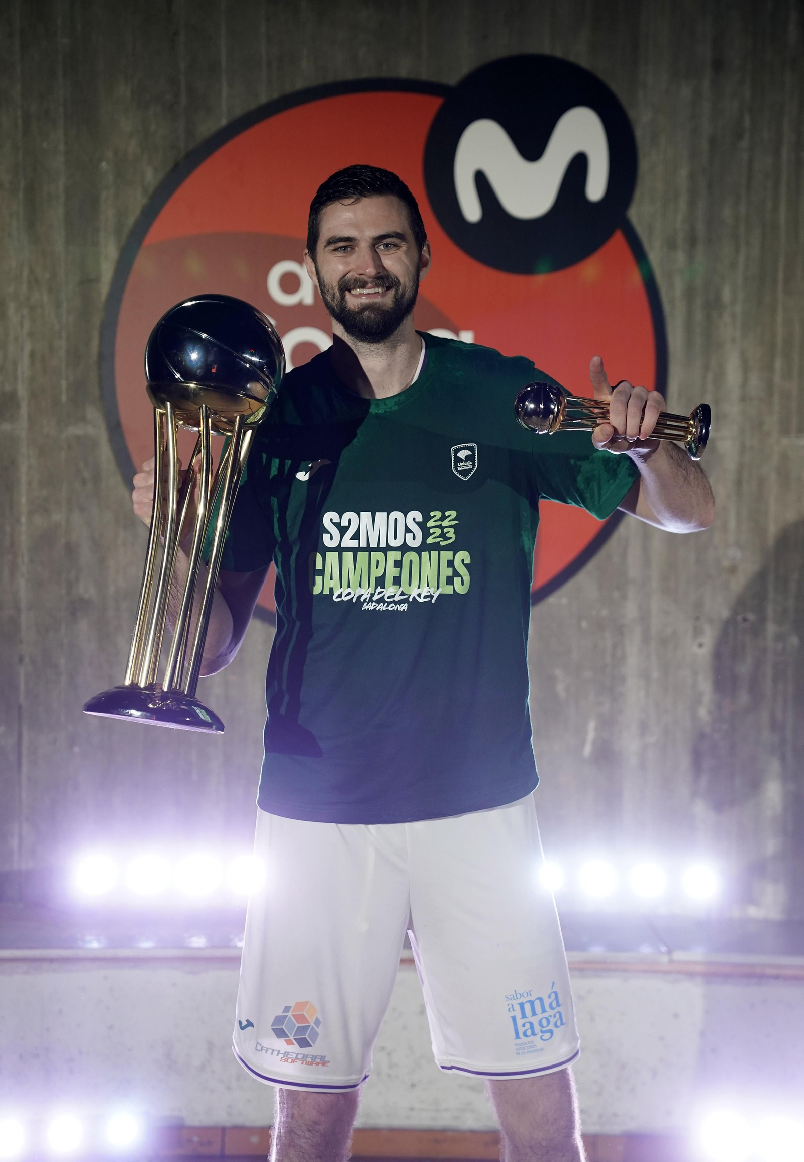 La sesión de fotos del Unicaja campeón