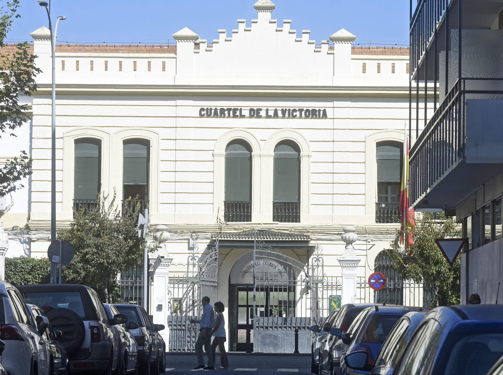 Fachada de la Comandancia de la Guardia Civil en Córdoba.