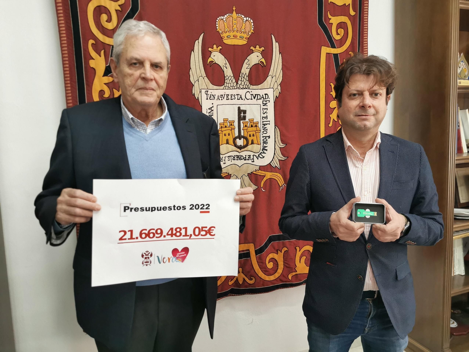 José Camelo Jorge (i) y Alfonso Pérez.