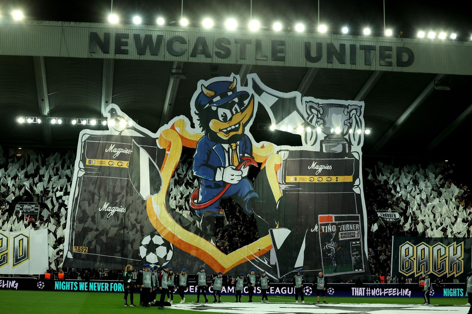 Las fotos del Newcastle - Barcelona